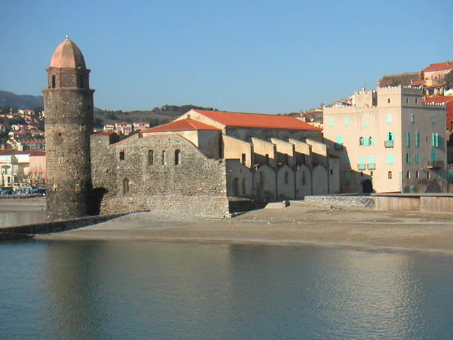 L'glise vue de la jete