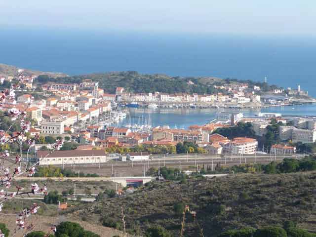 Port Vendres: vue gnrale 